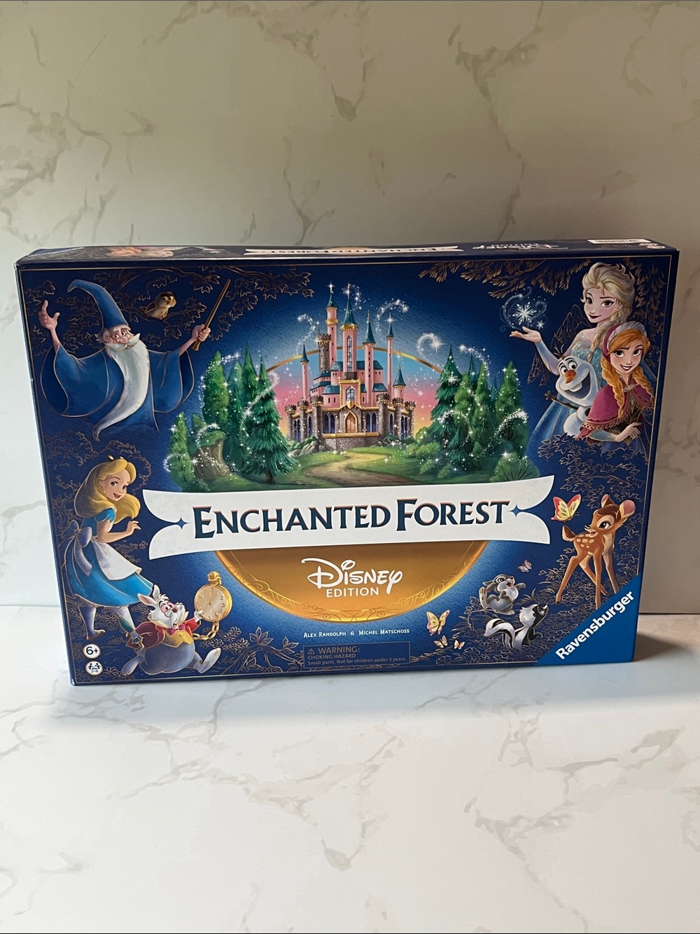 NEW! Enchanted Forest Disney Edition Memory Treasure Hunt Board Game